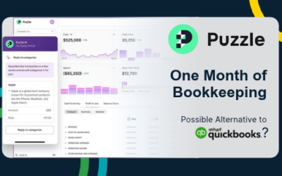Puzzle vs QuickBooks Online: What We Found Testing a Month of Bookkeeping